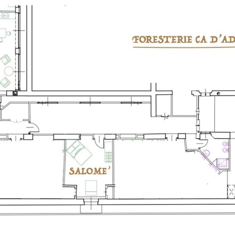 Foresteria Ca' D'Adda - Double Room with Private External Bathroom - 11