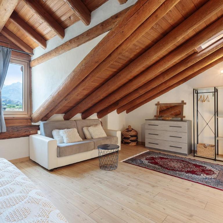 The Mountain House Aymavilles - Appartamento Superior con 1 Camera da Letto e Balcone - 5