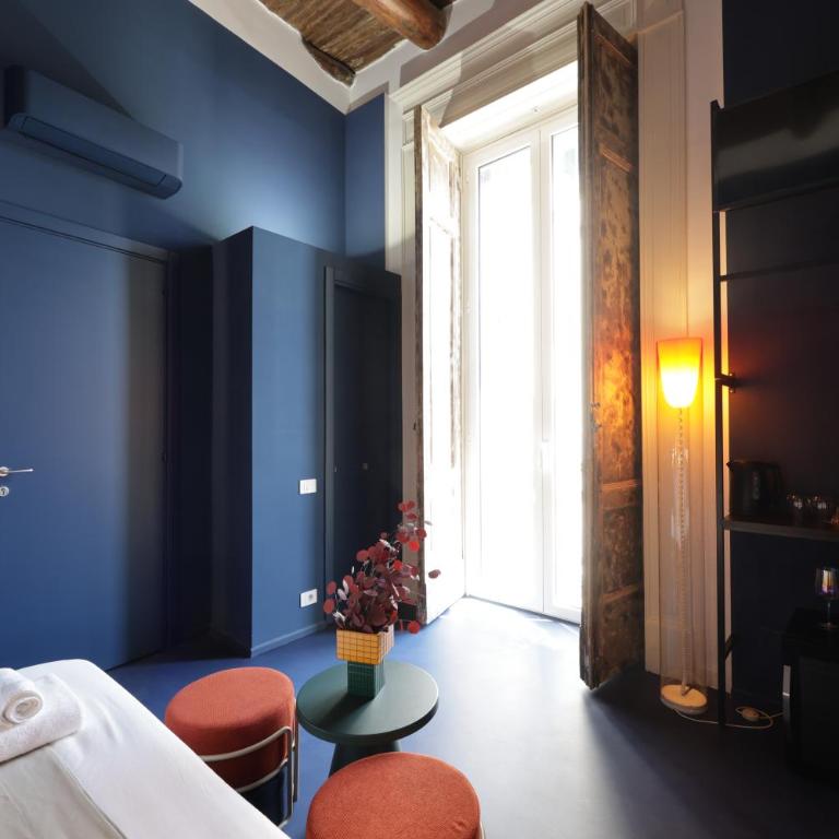 Sancta Nolana - Dimora Storica - Zimmer mit Queensize-Bett und Balkon - 13