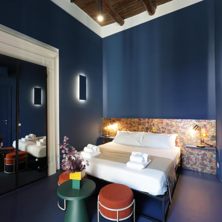 Sancta Nolana - Dimora Storica - Zimmer mit Queensize-Bett und Balkon - 15