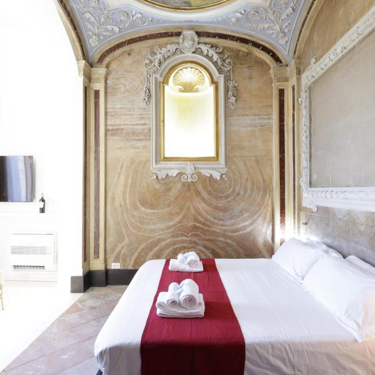 Sancta Nolana - Dimora Storica - Zimmer mit Kingsize-Bett und Balkon - 18