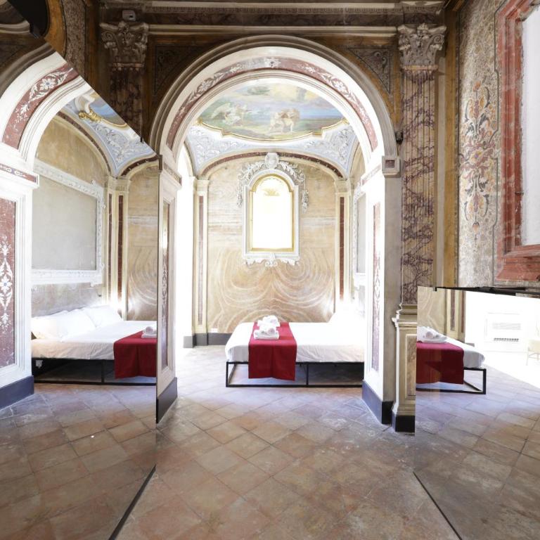 Sancta Nolana - Dimora Storica - Zimmer mit Kingsize-Bett und Balkon - 19