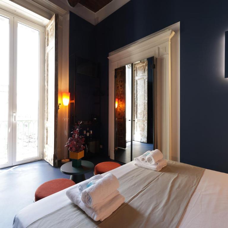 Sancta Nolana - Dimora Storica - Zimmer mit Queensize-Bett und Balkon - 20