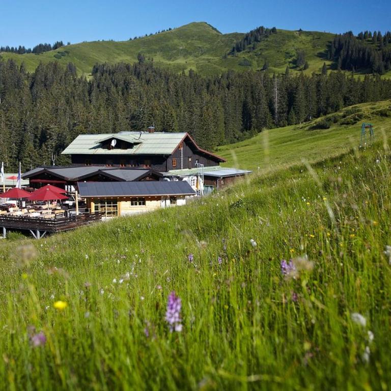 Berghütte Grasgehren - Doppelzimmer mit Bergblick - 2