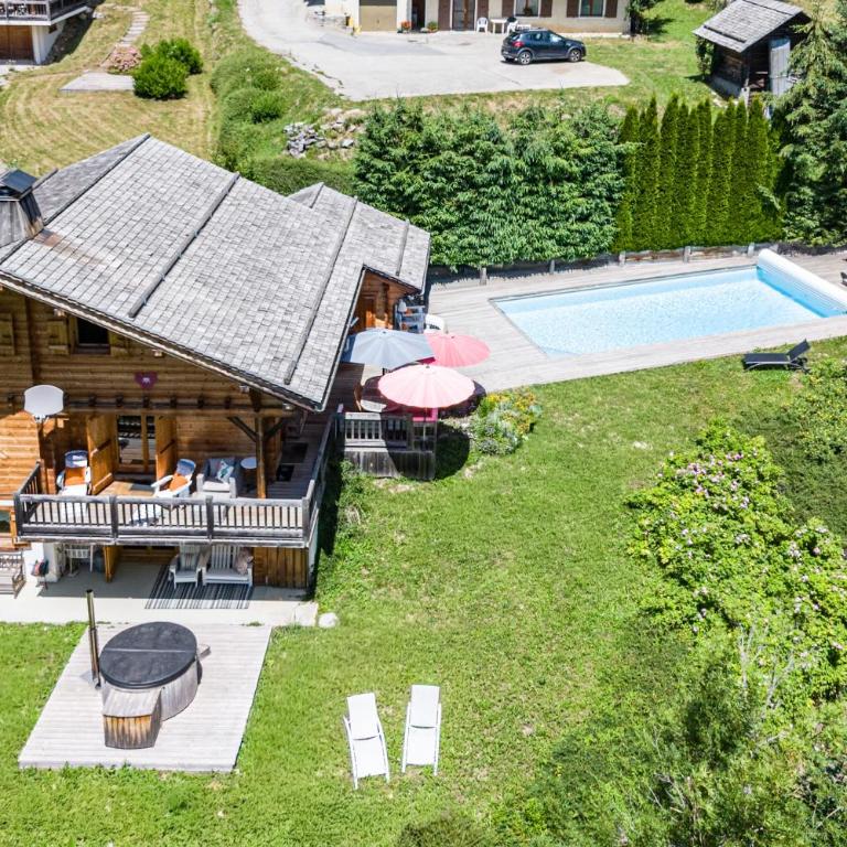 Lodge Le Chevreuil - Piscine jacuzzi et sauna - Chalet - 11
