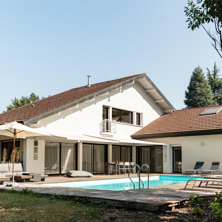 Rivea House Private pool Lake 200 m away 12pax - Chambre Simple - 1