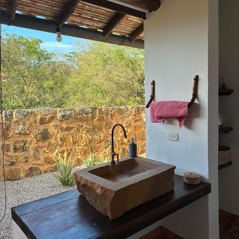 B&B Buenavista Barichara - Habitación Deluxe con 2 camas grandes - 10