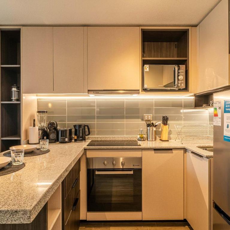 HOM I WiFi, AA, Movistar Arena, Metro Cerca - Apartment - 5