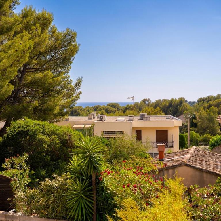Maisonnette avec jardin et aperçu mer à Bandol - Appartement 1 Chambre avec Jardin - 11