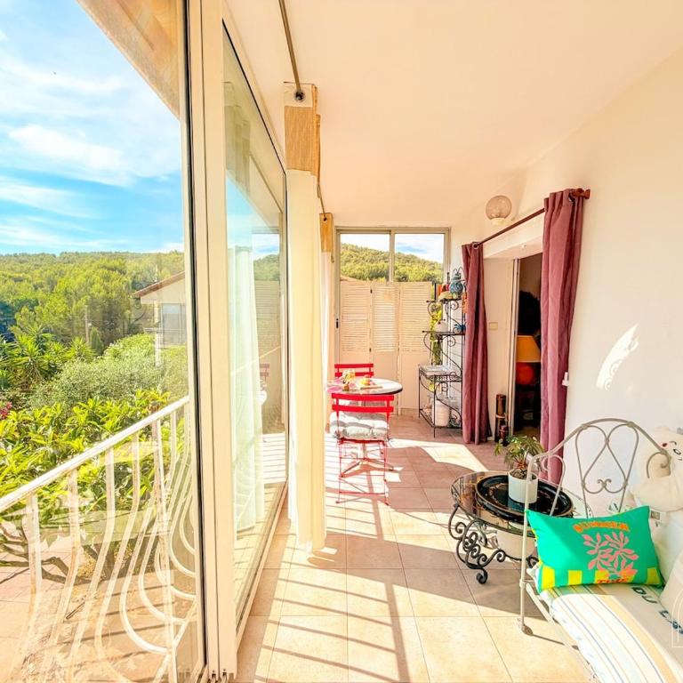 Maisonnette avec jardin et aperçu mer à Bandol - Appartement 1 Chambre avec Jardin - 14
