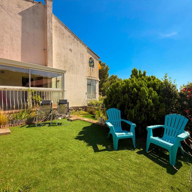 Maisonnette avec jardin et aperçu mer à Bandol - Appartement 1 Chambre avec Jardin - 17