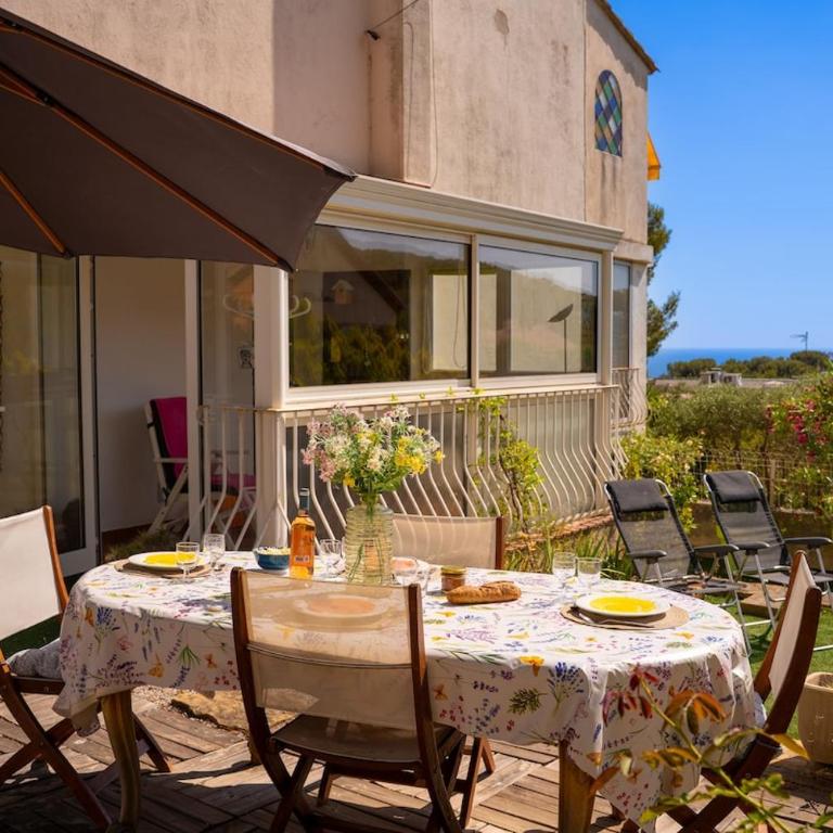 Maisonnette avec jardin et aperçu mer à Bandol - Appartement 1 Chambre avec Jardin - 20