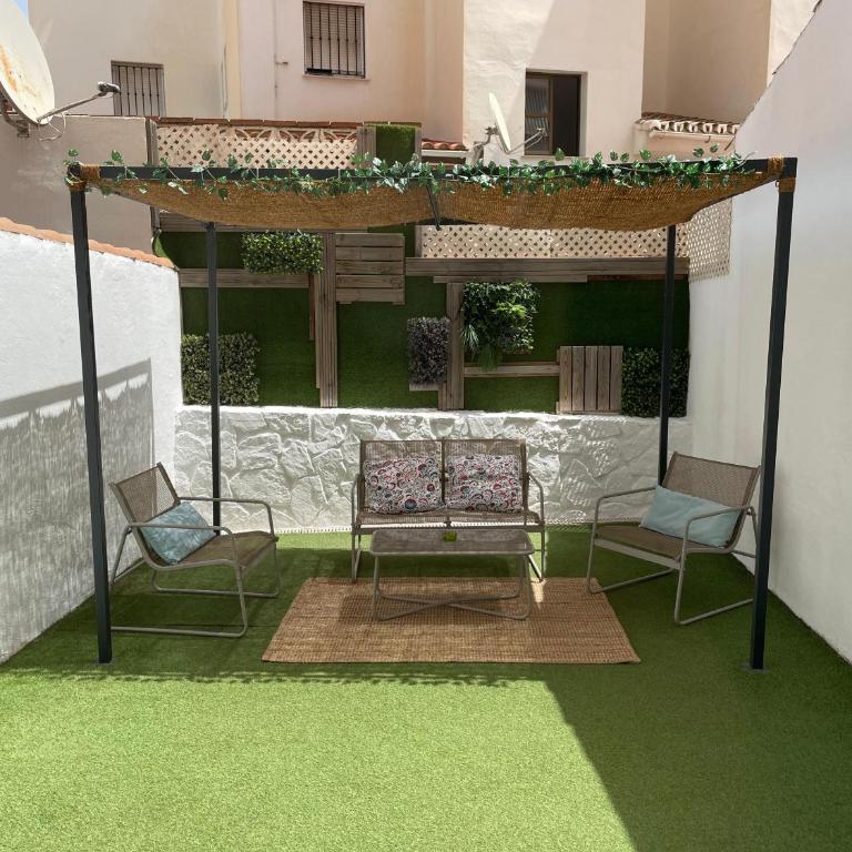 El Pinar apartment con jardín privado - Estudio con vistas al jardín - 12
