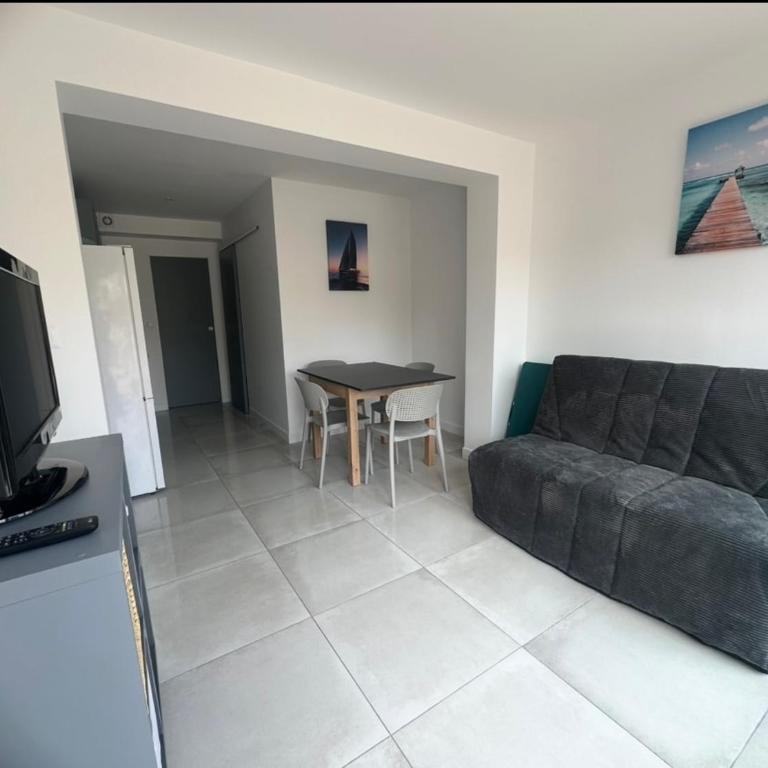 Appart T2 4 pers 50 m de la mer avec piscine - Appartement 1 Chambre - 9