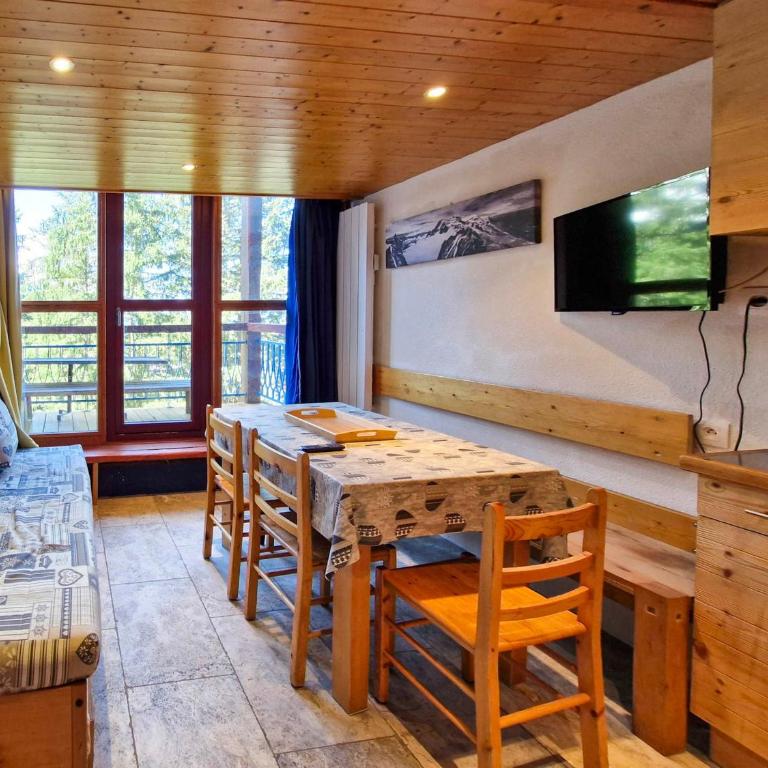 Duplex 2 pièces pour 5 pers. aux Arcs 1800, balcon et Wifi - FR-1-411-47 - Appartement (5 Adultes) - 1