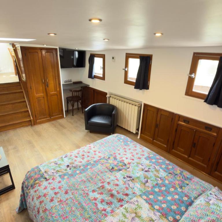 Studio sur l eau - Peniche Paris 16eme - Double Room - 23