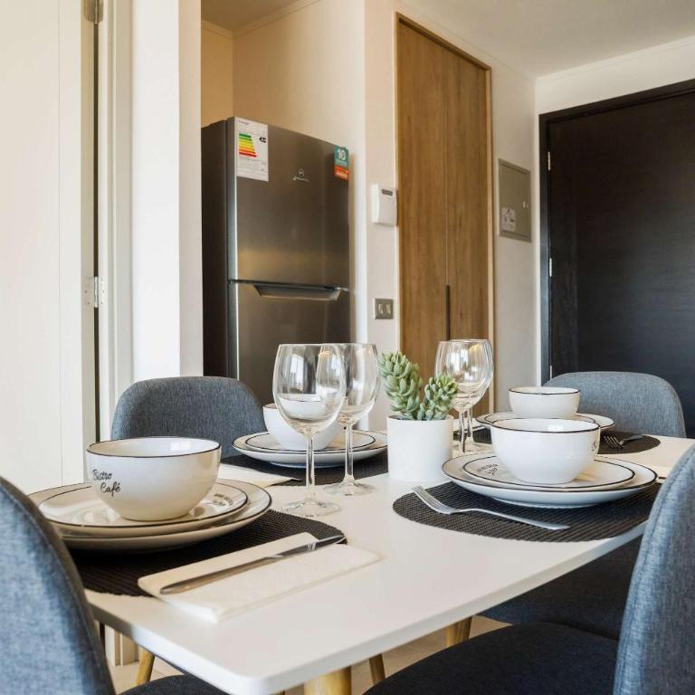 Cozy Retreat for 3 Chic 1BR Nunoa Quiet Bright - Apartamento - 15