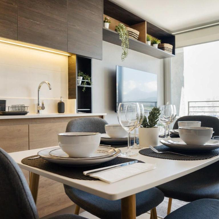 Cozy Retreat for 3 Chic 1BR Nunoa Quiet Bright - Apartamento - 33