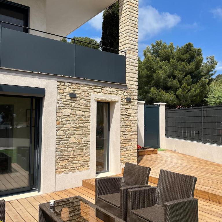 Entre mer et jardin - private parking - Appartement - Vue sur Jardin - 6