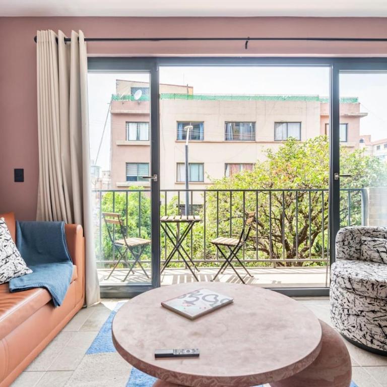 Modern & comfy · Roma-Condesa · Cama King · A/C · - Apartment mit 1 Schlafzimmer - 7