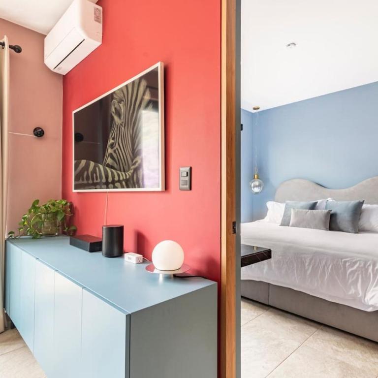 Modern & comfy · Roma-Condesa · Cama King · A/C · - Apartment mit 1 Schlafzimmer - 8