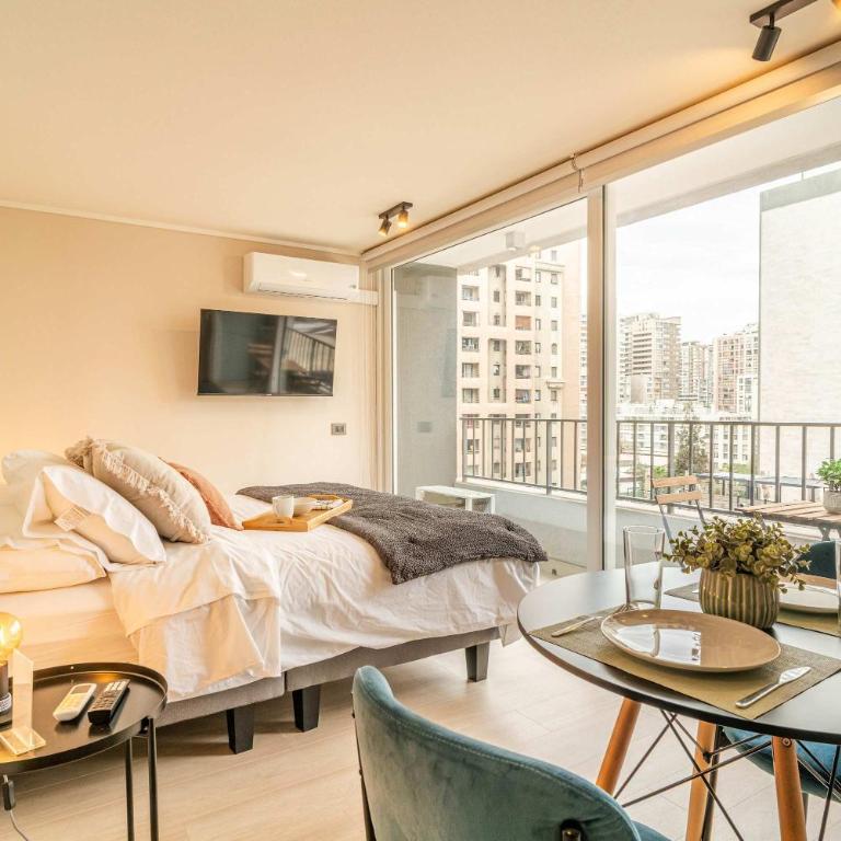 HOM I WifiAireAcond Centrico SmartTv PiscinaCowork - Apartamento - 18