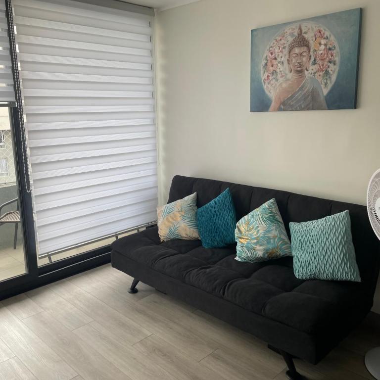 Acogedor Depto con Estacionamiento Cerca Metro Wifi & Gym - Two-Bedroom Apartment - 2