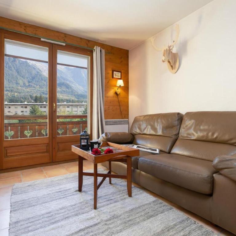 Apt Capucins22 Mont Blanc View 1BR w/ Balcony Garage - Happy Rentals - Apartment mit Balkon - 10