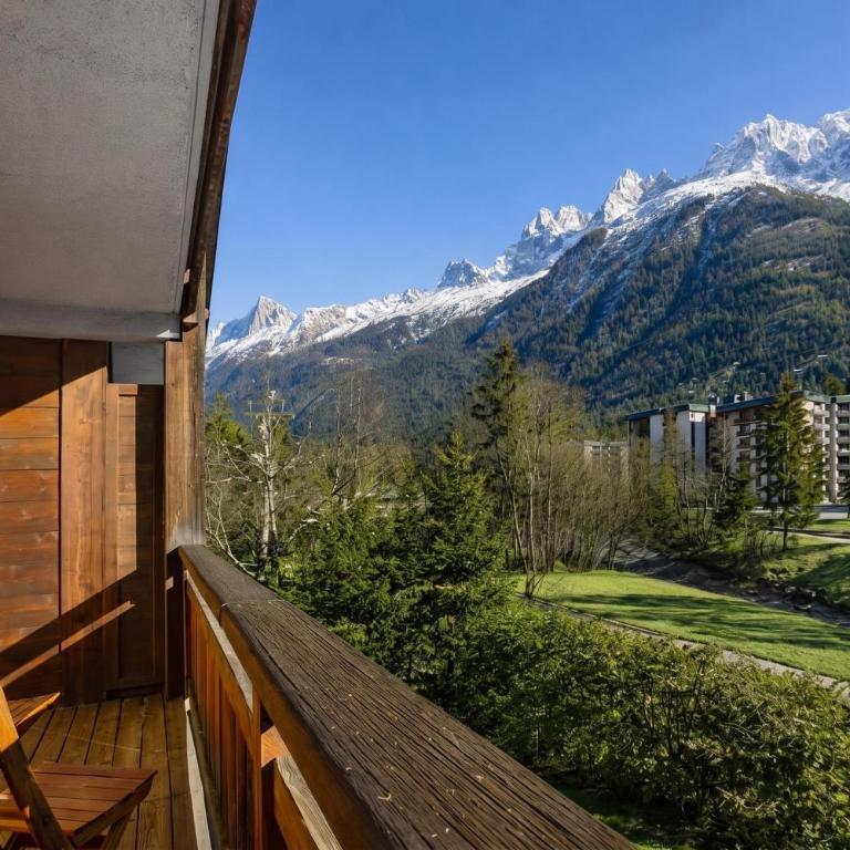 Apt Capucins22 Mont Blanc View 1BR w/ Balcony Garage - Happy Rentals - Apartment mit Balkon - 13
