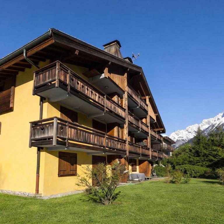 Apt Capucins22 Mont Blanc View 1BR w/ Balcony Garage - Happy Rentals - Apartment mit Balkon - 15