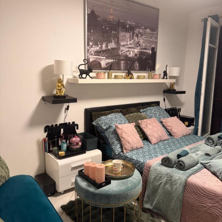 CHAMBRE dans appartement moderne guest house - Chambre Double avec Balcon - 9