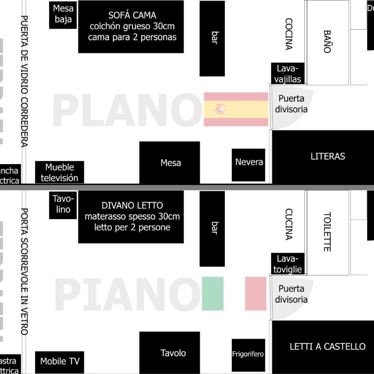 Joli Studio Cabine 1ère ligne avec parking privé - Appartement 2 Chambres - 18