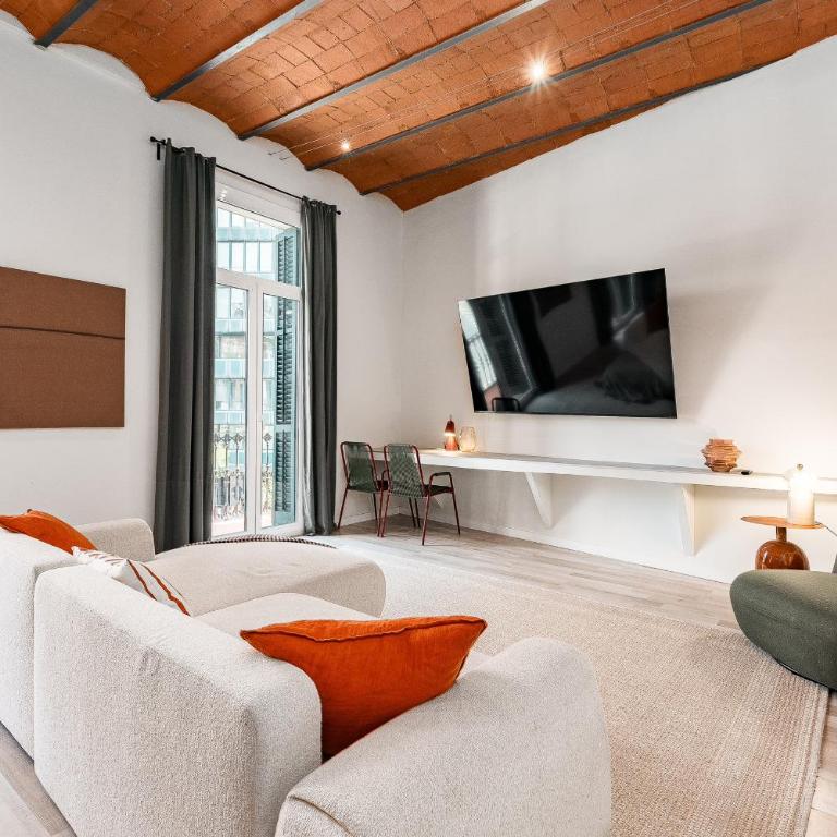 Elegant and Spacious Apartment Steps from Plaza Catalunya - Deluxe Apartment mit 4 Schlafzimmern - 40