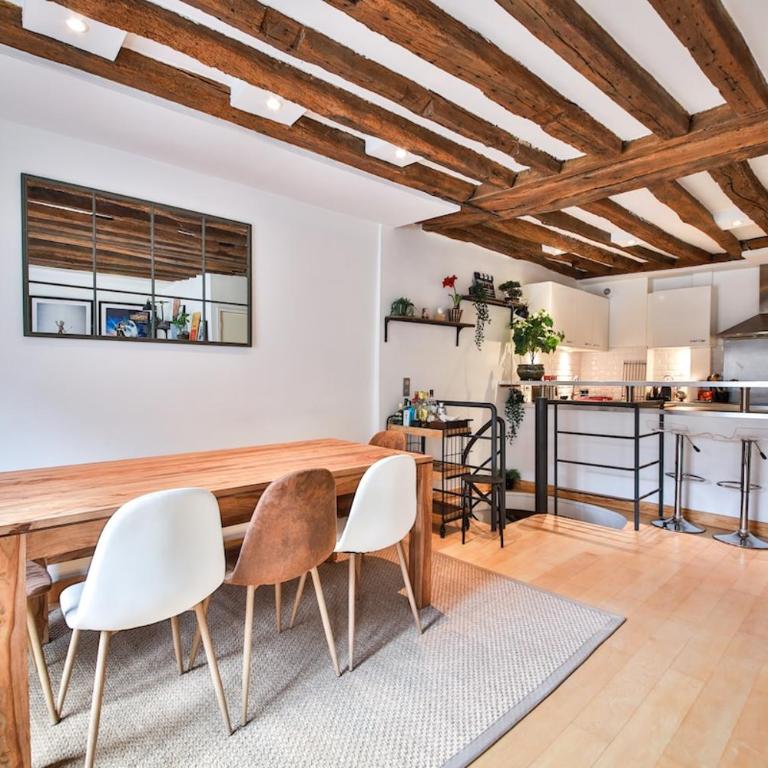 Duplex typiquement parisien#Le Marais#Paris04#2Chambres - Appartement 2 Chambres - 5