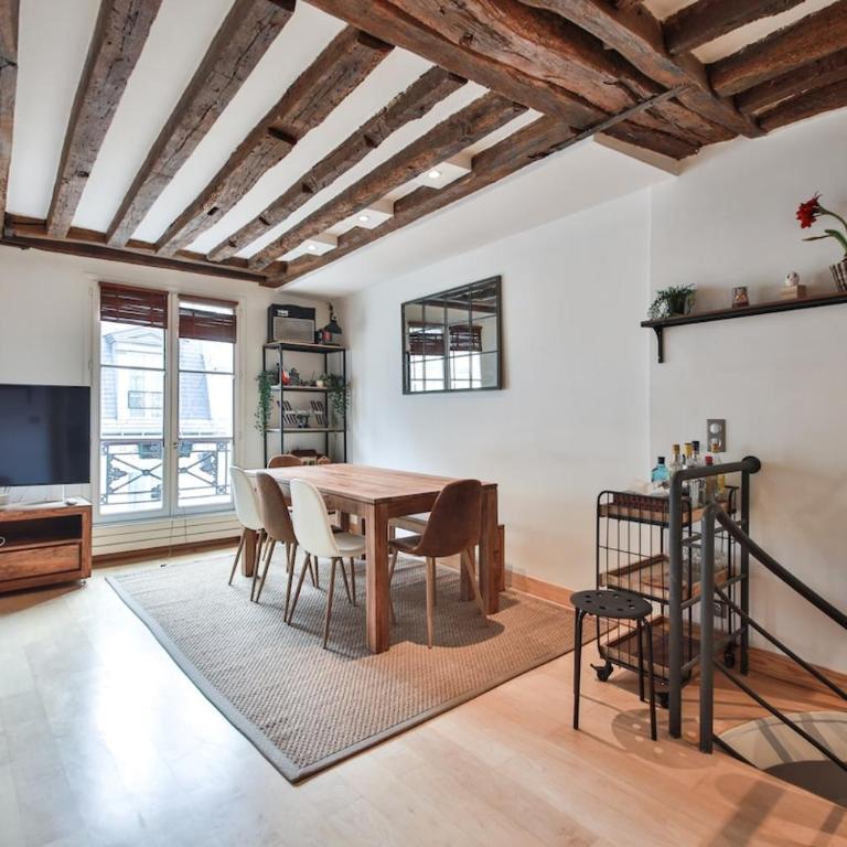 Duplex typiquement parisien#Le Marais#Paris04#2Chambres - Appartement 2 Chambres - 7