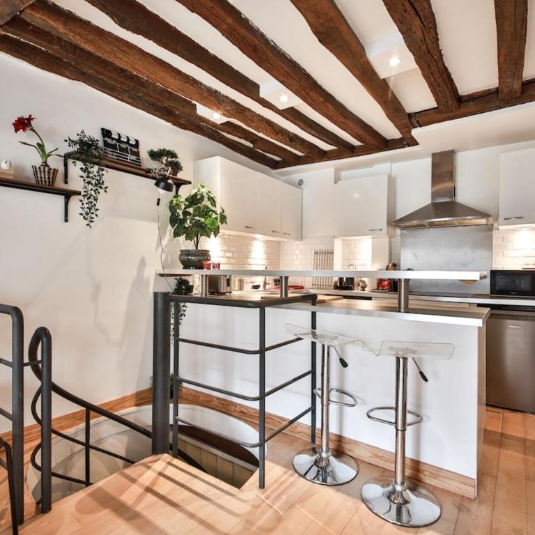 Duplex typiquement parisien#Le Marais#Paris04#2Chambres - Appartement 2 Chambres - 8