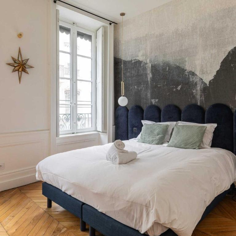 Luminous Apartment 2BR 4P - Bellecour Place Ampère - Appartement 2 Chambres - 4