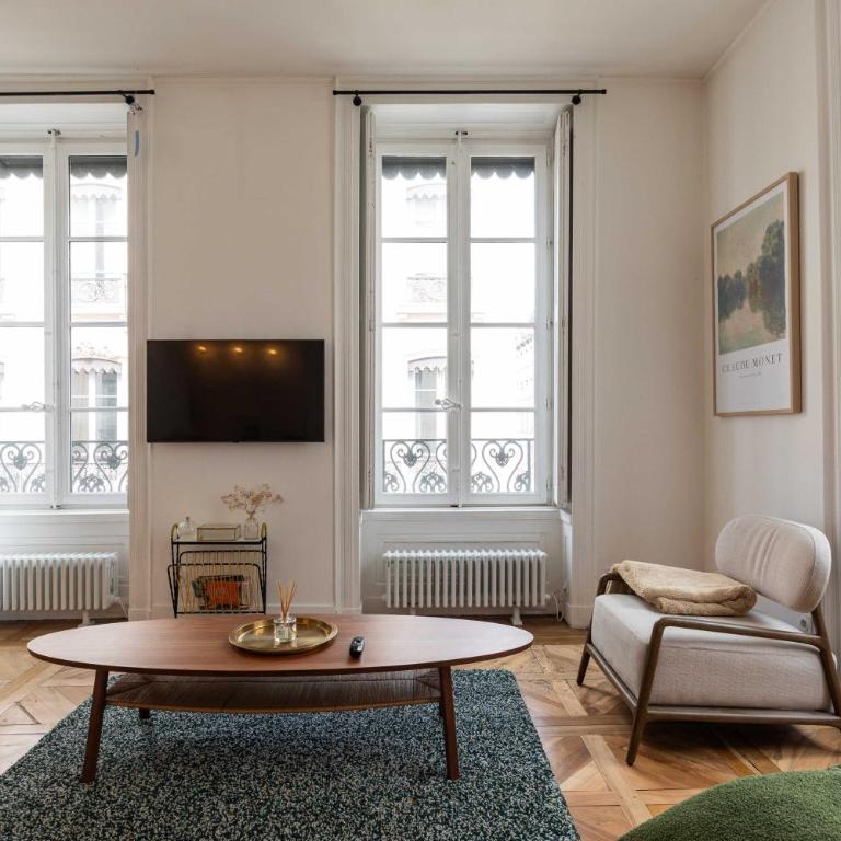Luminous Apartment 2BR 4P - Bellecour Place Ampère - Appartement 2 Chambres - 8