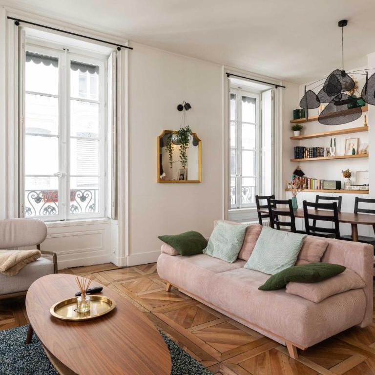 Luminous Apartment 2BR 4P - Bellecour Place Ampère - Appartement 2 Chambres - 1