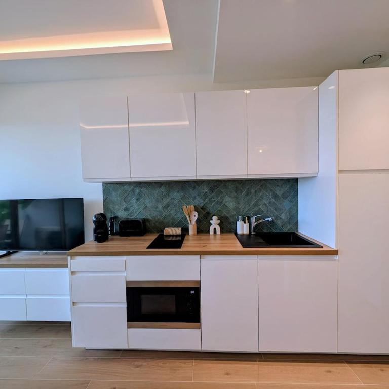 Magnifique appartement 2 pièces avec vue mer, plage à pied et parking - Appartement 1 Chambre - 7