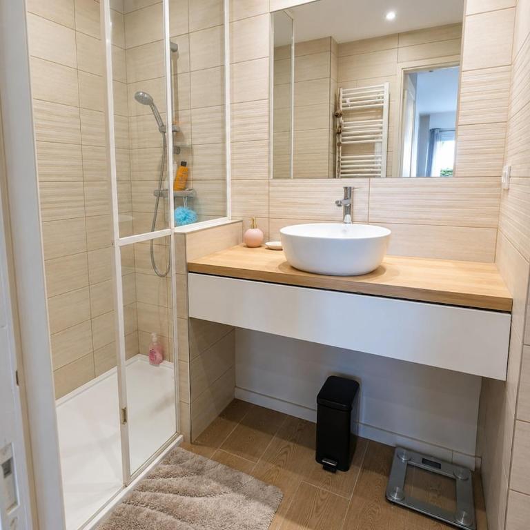 Appartement Cozy 2 pièces Terrasse Parking Clim - Appartamento con 1 Camera da Letto - 4