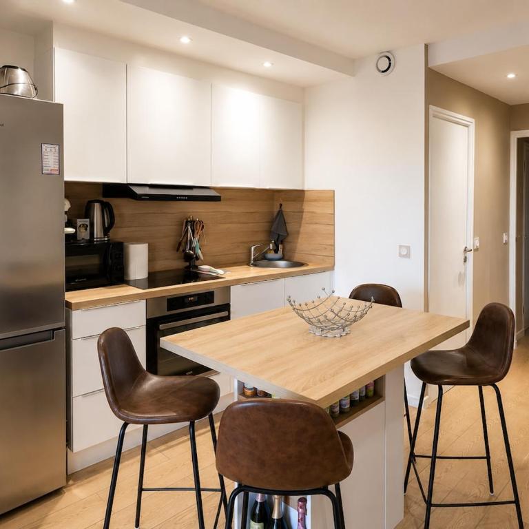Appartement Cozy 2 pièces Terrasse Parking Clim - Appartamento con 1 Camera da Letto - 6