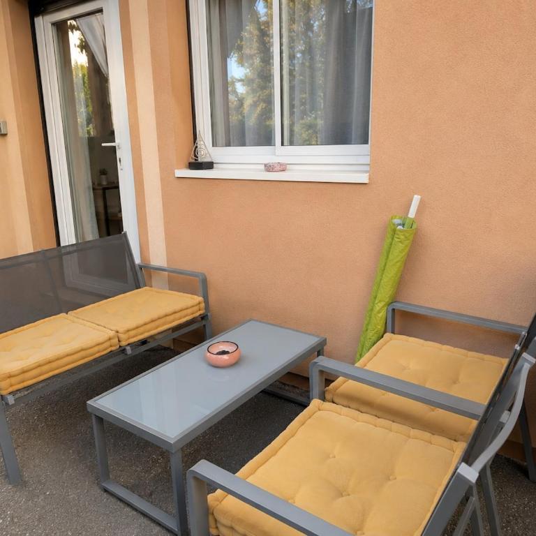 Appartement Cozy 2 pièces Terrasse Parking Clim - Appartamento con 1 Camera da Letto - 7