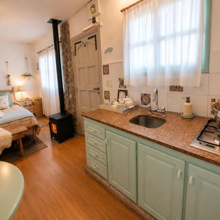 Refugio Mediterráneo Parejas Hogar a Leña Luna Roja - One-Bedroom Apartment - 14