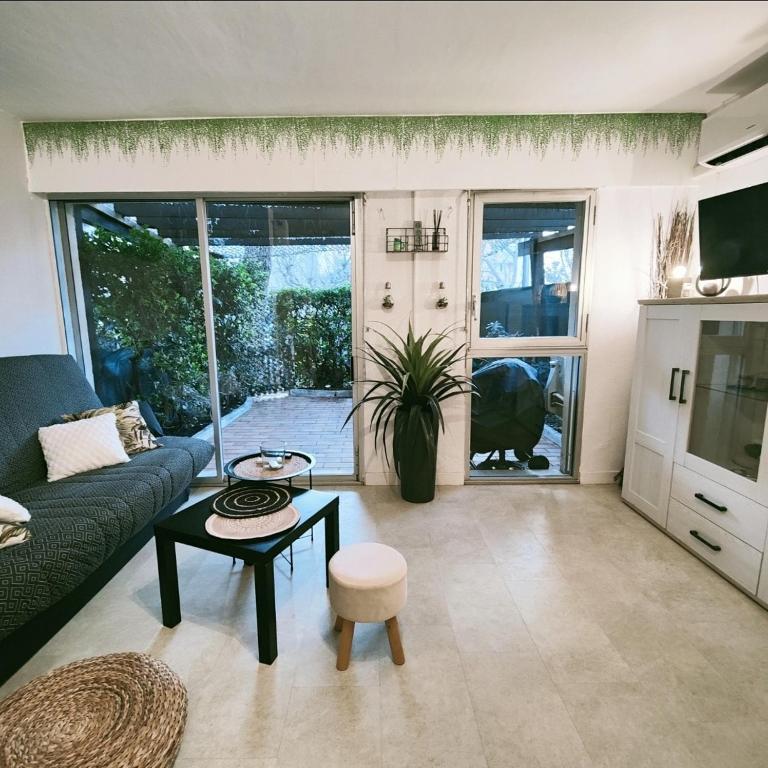 Cap d Agde 4pers 1BB RDC Calme Clim Terrasse BBQ - Appartement - Rez-de-Chaussée - 51