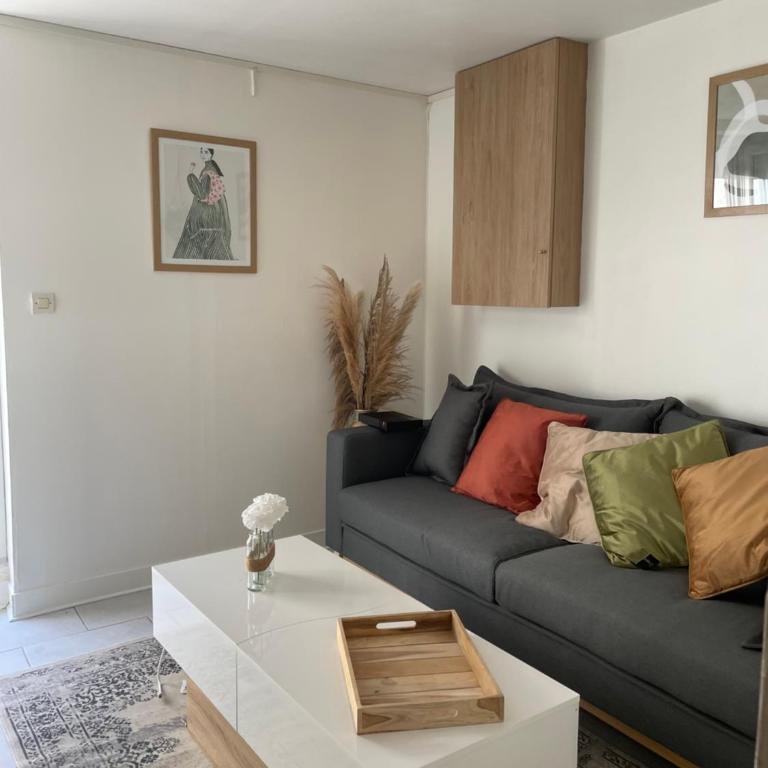 Le Nid Vouté avec terrasse situé au Coeur de Rouen - Apartment mit 1 Schlafzimmer - 8