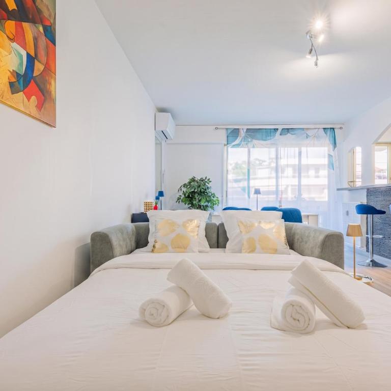 2 pièces 52m2 Clim Parking Terrasse Golfe-Juan - Appartement 1 Chambre - 25