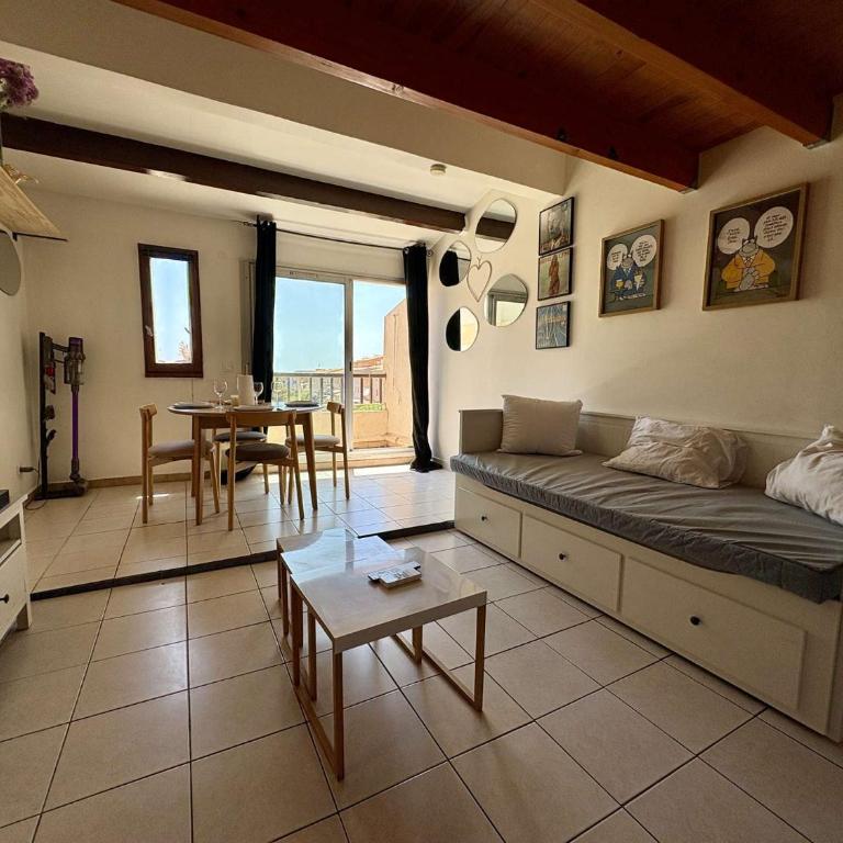 Appt 2 pièces rénové vue mer - climatisé - 4 personnes Cap d'Agde CT335-031 - Appartement 1 Chambre avec Balcon et Vue sur Mer - 5