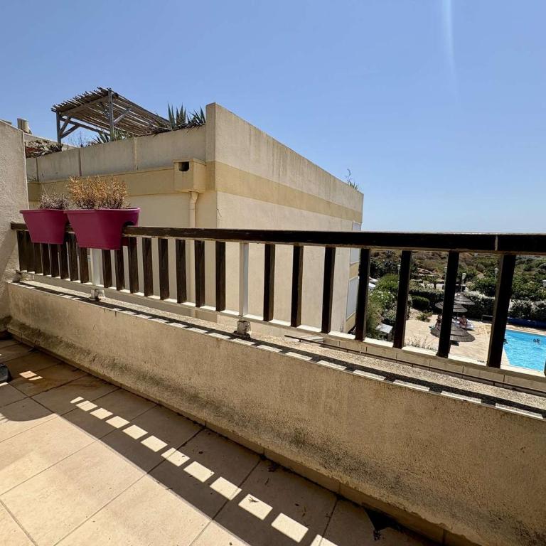 Appt 2 pièces rénové vue mer - climatisé - 4 personnes Cap d'Agde CT335-031 - Appartement 1 Chambre avec Balcon et Vue sur Mer - 16