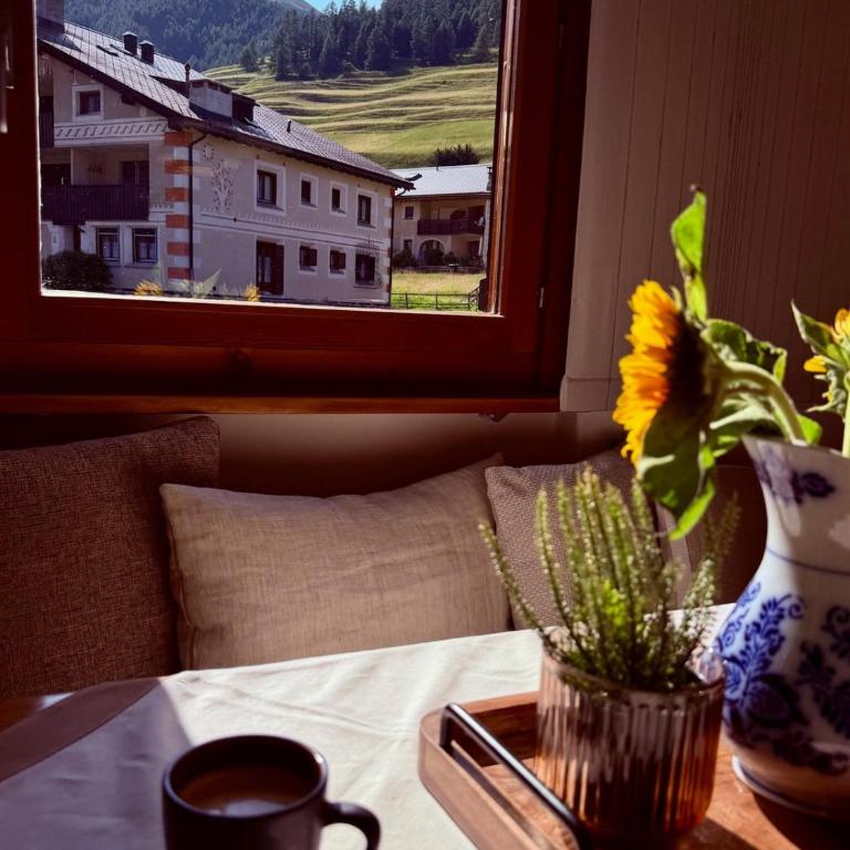 Cozy Retreat near St Moritz with Pool Sauna Fireplace - Apartment mit 1 Schlafzimmer - 9